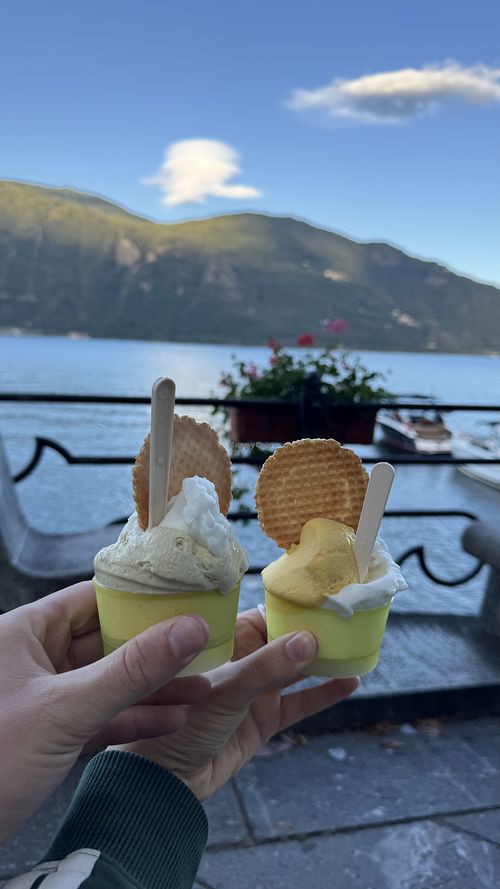   at Gelateria Bar Lago in Cannobio