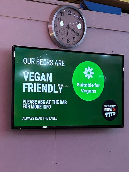 Vegan friendly beers  at Wetherby Brew Co in Wetherby