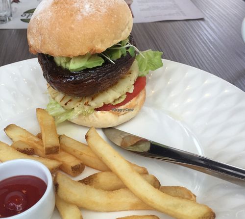 Yummy Portobello Mushroom  at Green Vege Cafe in Shanghai