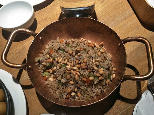 Truffle fried rice. at Green Vege Cafe in Shanghai