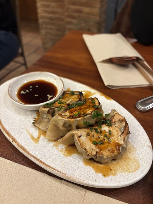 Gyozas   at UMAMI Plantbased in Barcelona