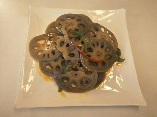 Spicy Lotus root. at Su Ren - Veg Inn in Shanghai