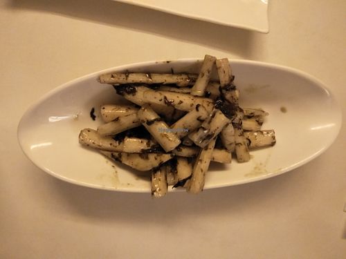 Spiced yam at Su Ren - Veg Inn in Shanghai