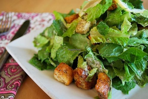 Caesar Salad with house-croutons and dressing at Great Sage in Clarksville