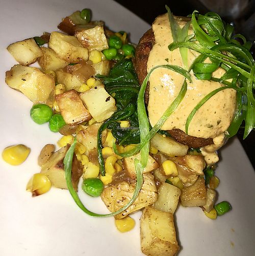 ";Crab"; Cakes at Great Sage in Clarksville