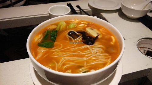 Soup noodle at Zǎozǐ Shù - Vegetarian Life Style - Yuanshen in Shanghai