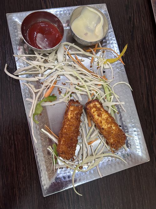Paneer fingers  at Annavilaas in Amsterdam