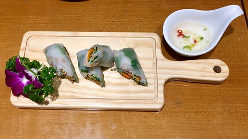 Vegan Spring Roll at Veggie Gather in Shanghai