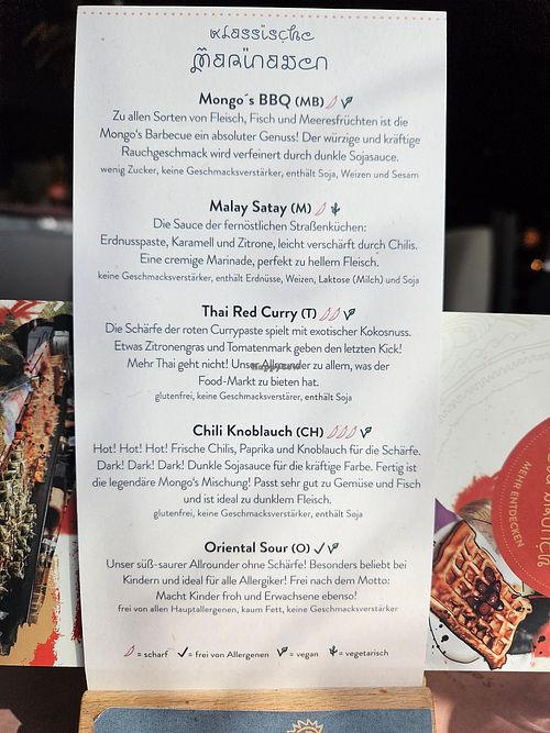 Marinaden at Mongo's in Dusseldorf