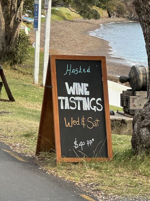 Optional Wine Tasting at 4.30pm   at The Gables  in Northland