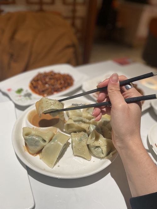 My favorite dish theree  at Huì Yuán Sù Shí Fāng 慧缘素食坊 Lotus Vegan in Shanghai