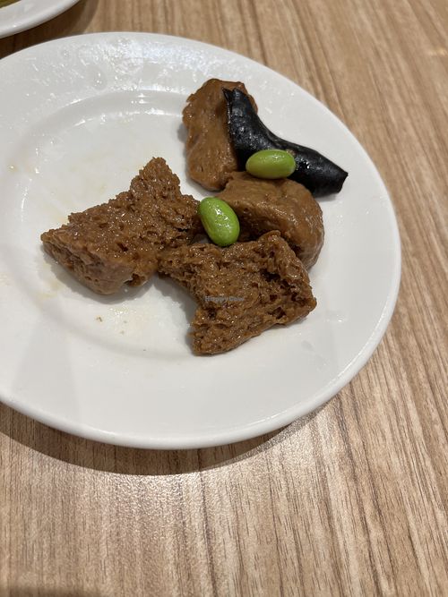 Bean curd puffs   at Din Tai Fung - Galleria Mall in Abu Dhabi