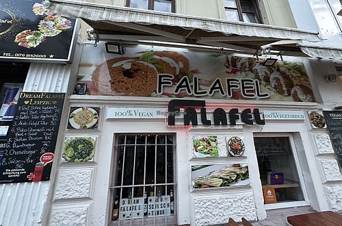 Außenansicht  at Falafel City in Leipzig