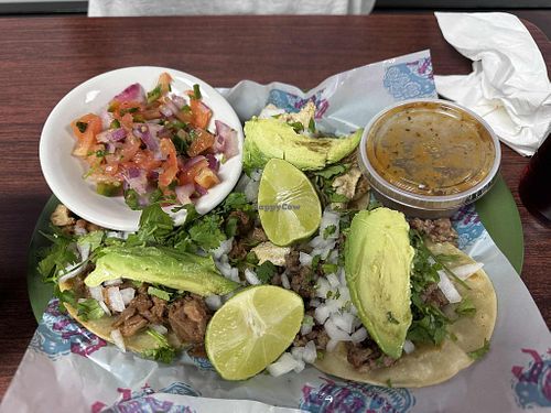 Three tacos at Guac Fresh Mex in Memphis