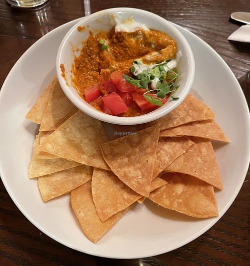 Queso Fundido (half eaten )  at Tree House in St Louis