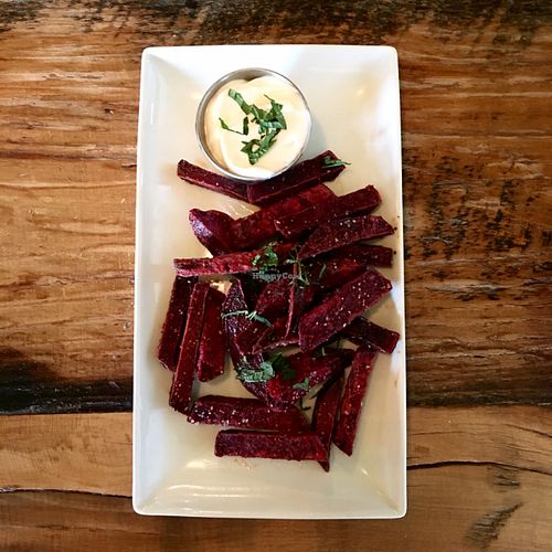 Fried beets. Vegan aioli. To die for.  at Tree House in St Louis