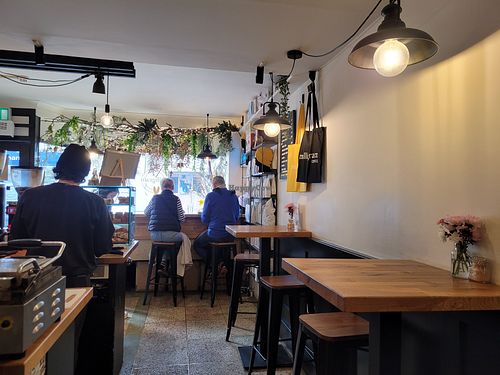 Indoor area at Milligram Coffee in Sligo