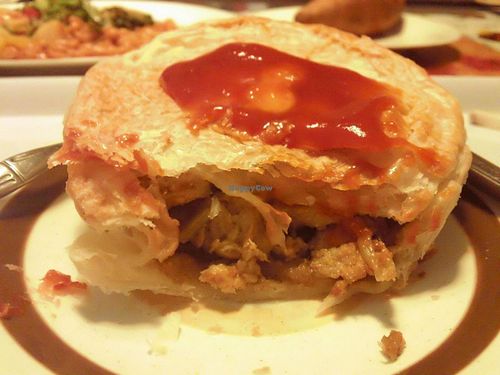 Vegan pie at Affinity Cafe in Roleystone