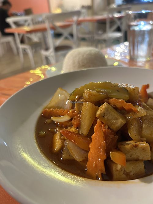 Tofu, veggies and rice  at Siam Thai in Esperance