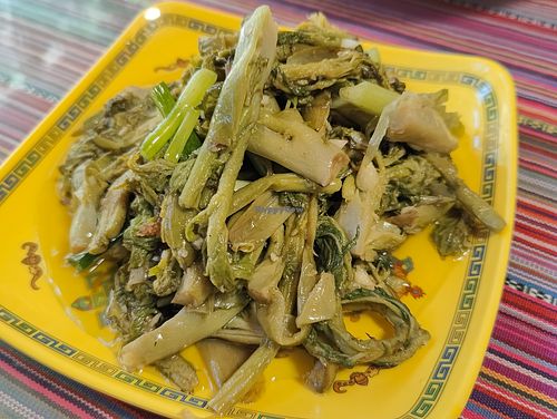 Starters - Preserved vegetables at Tibetan Accord Restaurant - 藏雅阁 in Songpan