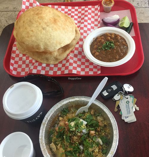 excellent vegan lunch options  at Chaat n Roll in Redmond