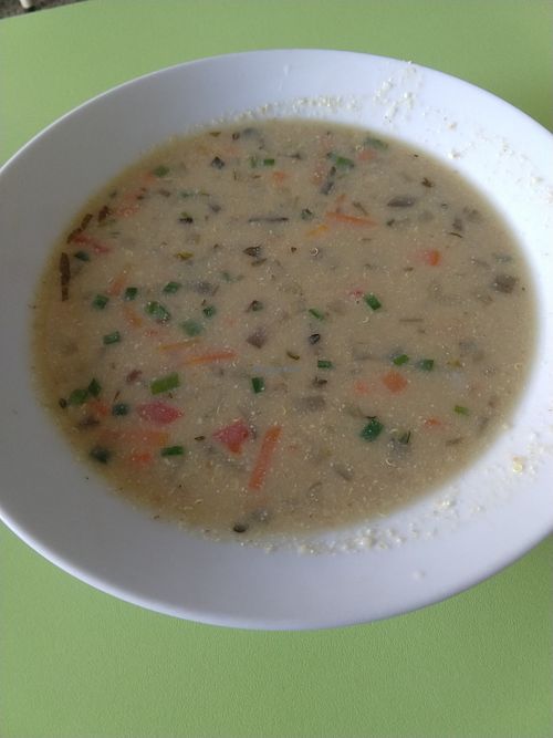 Soup of the day at El Gran Mana in Tacna