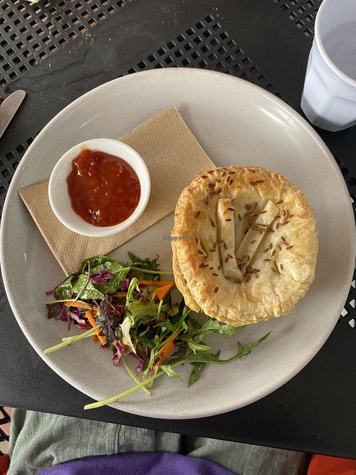 Vegan pie! Yummmmm  at The Deli On The Corner in Cambridge