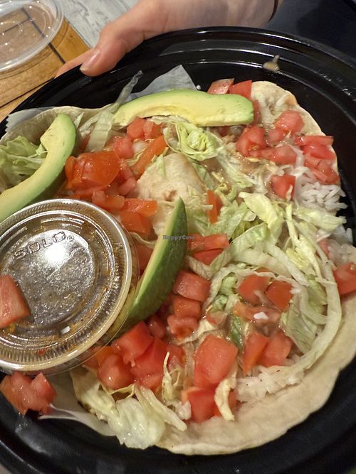 Vegan tacos   at Las Margaritas in Slingerlands