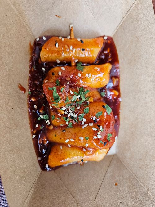 ddeokggochi at Kimbu Korean Kimbap & Burger in Munich