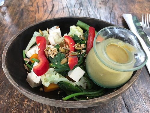 macro bowl - vegan at The Garden Kafe at The Yoga Barn in Ubud