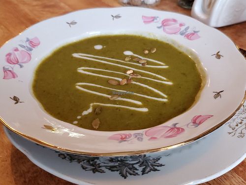 gazpacho soup at Vieta in Vilnius