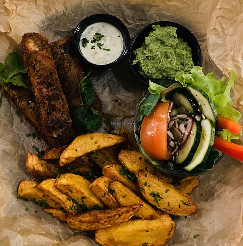 "Fish” and chips at Vieta in Vilnius