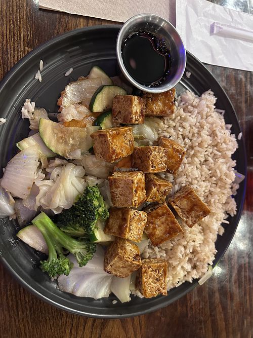 Hibachi Stir fry w/ tofu & veggies   at Hibachi & Wings in Chattanooga