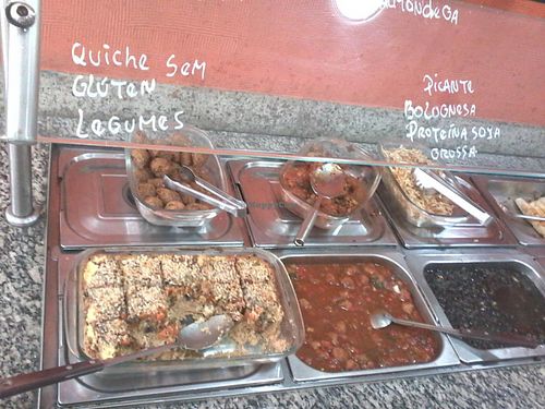 Buffet at Dona Vegana in Rio De Janeiro