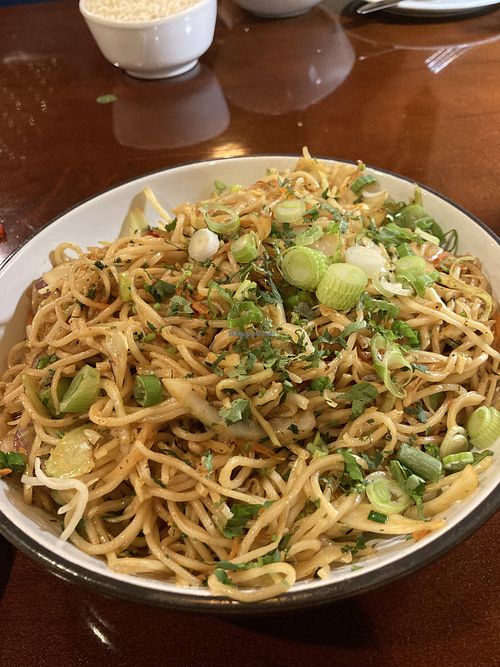 Veg Hakka Noodles   at Noor Kitchen & Cocktails in Greensboro