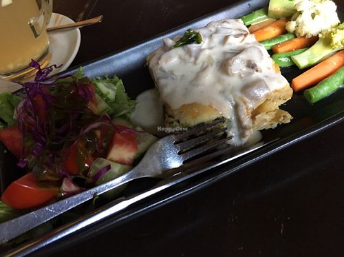 Spinach Pie  at Places Restaurant and Bar in Kathmandu