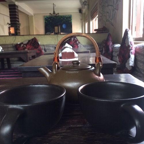 jasmine tea at Places Restaurant and Bar in Kathmandu