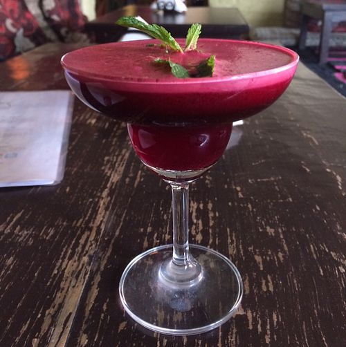 true blood  at Places Restaurant and Bar in Kathmandu