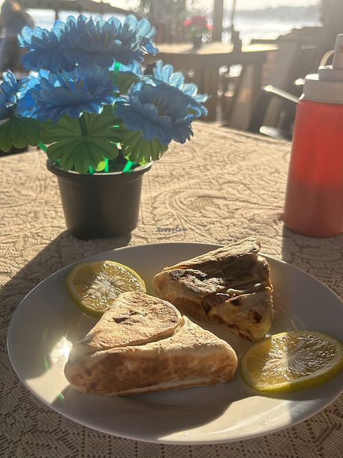 Vegan roti   at Coco Bay  in Dikwella