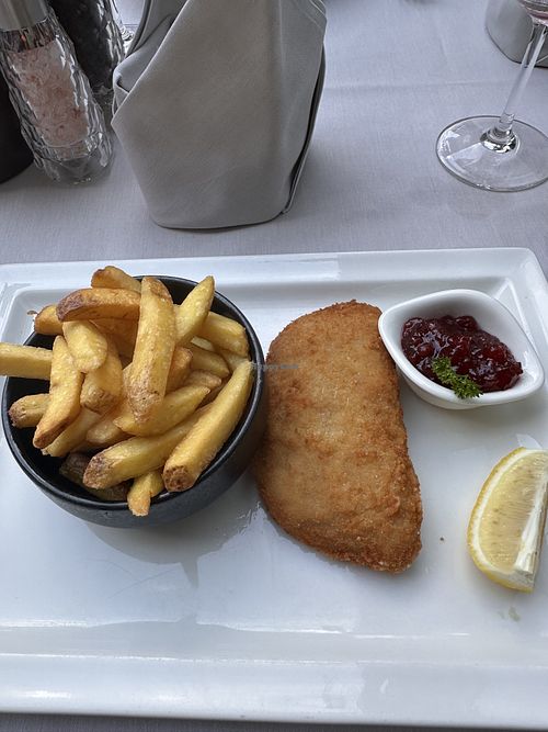 Veganes Cordon Bleu  at The Postwirt - Hotel Neue Post  in Mayrhofen