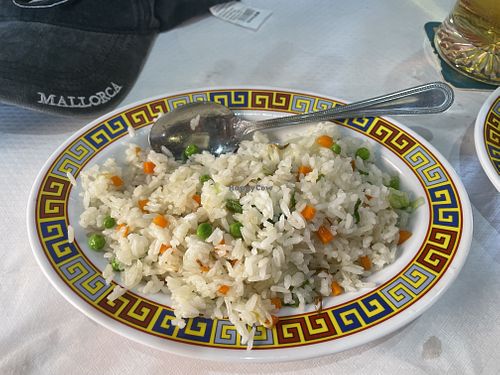 Fried rice with vegetables - surprisingly delicious   at Gran Shang Hai in Mallorca
