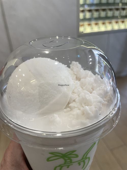 Signature shake with ice cream and fresh coconut as extras   at Co+Nut+Ink - Haji Ln in Central Singapore