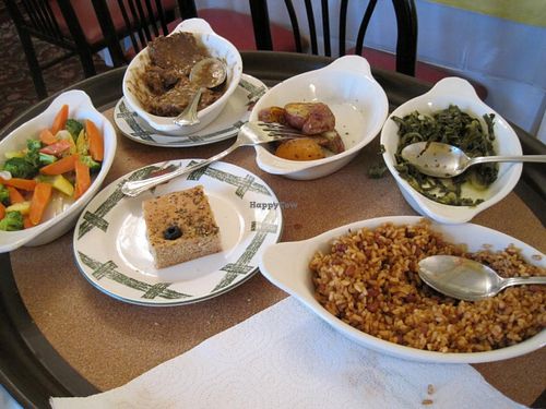 Family Style at Eden's Vegans in Raleigh