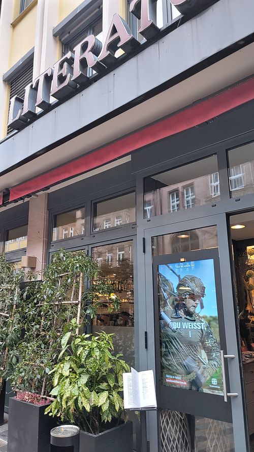 Outside at Im Literaturhaus in Nuremberg