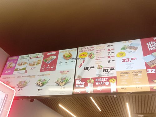 Menu at Cigköftem in Feldkirch