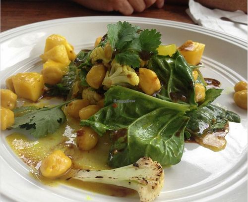 Vegan salad, light and delicious at Ravi Gastropub and Cafe in San Jose