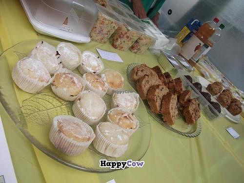 Vegan cakes and muffins at Be Vegan Make Peace - Food Stall in Geneva