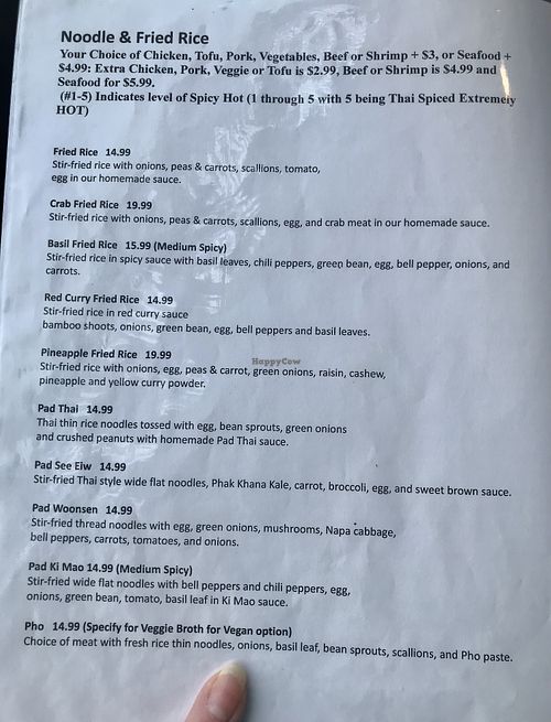 menu (Jan 2025)  at Kin Khao Thai & Sushi Bar in Valparaiso