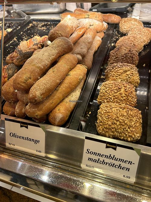 Vegan options  at Bäckerei Merzenich in Cologne