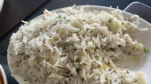 jeera rice  at Salom Namaste in Bukhara